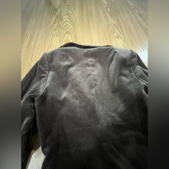 J.Crew velvet brown preppy y2k coat blazer size S - Picture 8 of 14